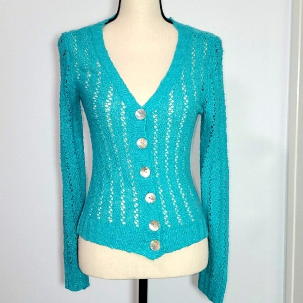 Button Down Light Weight Cardigan